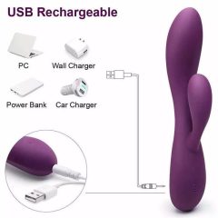   Engily Ross Bacall 2.0 - Rechargeable G-spot Vibrator with Paddles (purple)