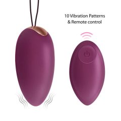   Engily Ross Garland - Rechargeable Radio Vibrating Egg (purple)