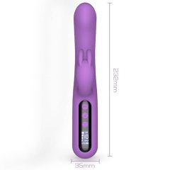   Engily Ross Swell - Rechargeable Digital Vibrator with Jiggling Handle (purple)