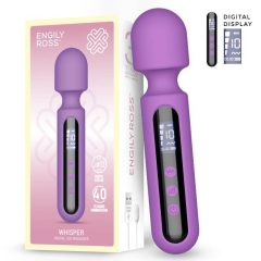   Engily Ross Whisper - rechargeable digital massager vibrator (purple)
