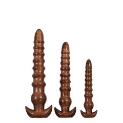 Evolved Twisted Love - Anal Dildo Set (brown)