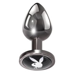 Playboy Tux - anal dildo - small (silver)