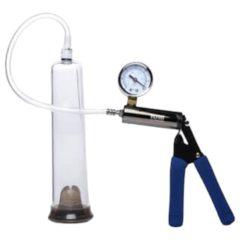   Tom Heavy Duty - penis pump, extra strong, with metal pump cover (translucent)
