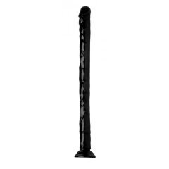Hosed Realistic Anal Snake 19 - clamp-on anal dildo (black)