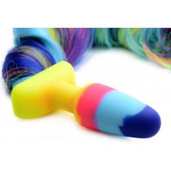 TAILZ - unicorn, silicone anal dildo (rainbow)