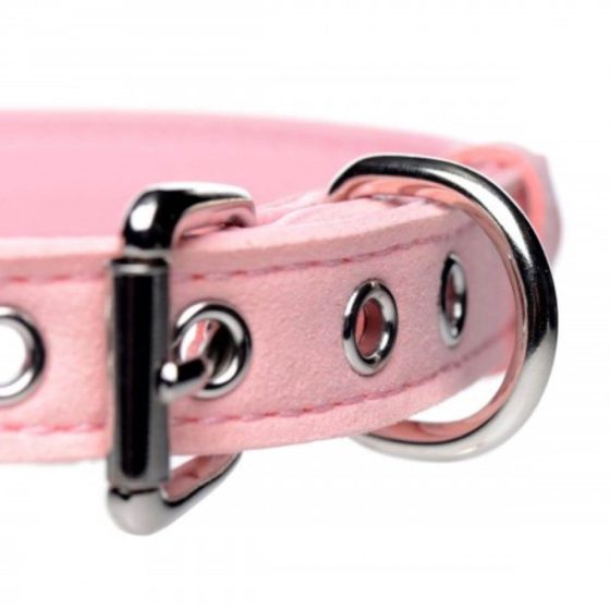 Master Series Golden Kitty - collar with bow and bell (pink)