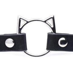   Master Series Kinky Kitty - collar with kitty head hoop (black)