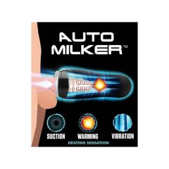   Lovebotz Auto Milker - Rechargeable, waterproof suction masturbator (black)