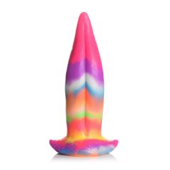   Creature Cocks Tongue - Glowing Silicone Dildo - 21cm (rainbow)