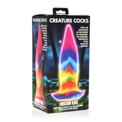   Creature Cocks Tongue - Glowing Silicone Dildo - 21cm (rainbow)