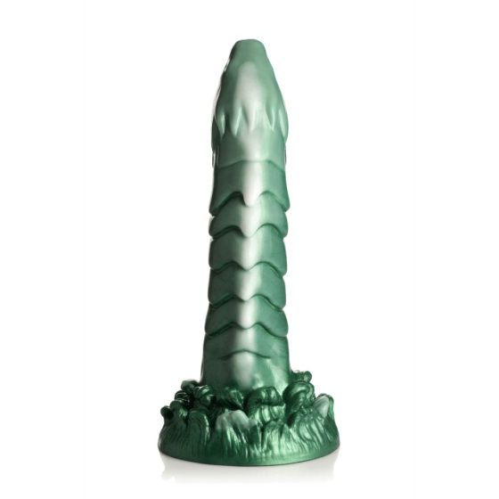 Creature Cocks Cockness Monster - silicone dildo with clamp feet (green)