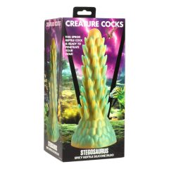   Creature Cocks Stegosaurus - spiked silicone dildo - 20cm (green)