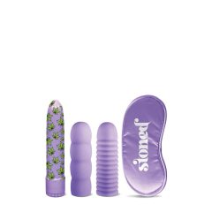 Stoner Bonga Bunga - pole vibrator set (4 pieces) - purple