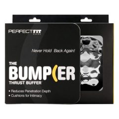   Perfect Fit The Bumper - testicle and penis ring set - black (2 pieces)