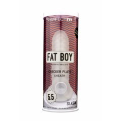 Fat Boy Checker Box - Penis Sheath (15cm) - Milk White
