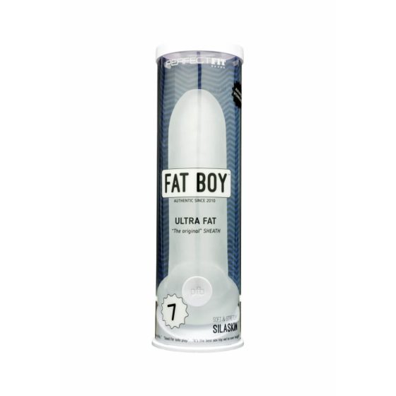 Fat Boy Original Ultra Fat - penis sheath (19cm) - milk white