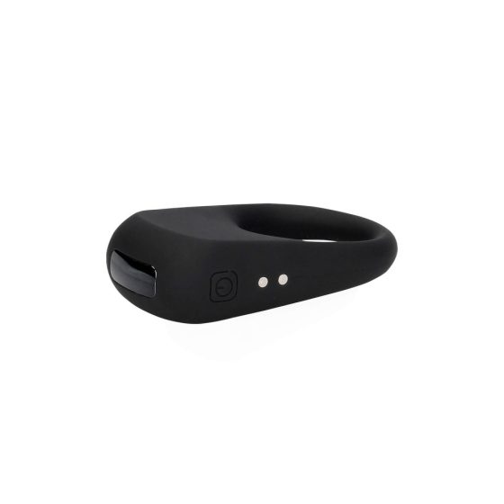 Loveline - Rechargeable vibrating penis ring (black)