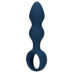 Loveline - anal dildo with grip ring - small (blue)