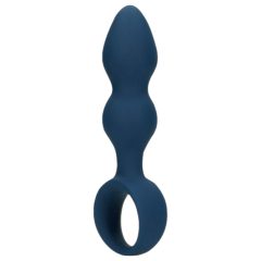Loveline - Anal dildo with grip ring - medium (blue)