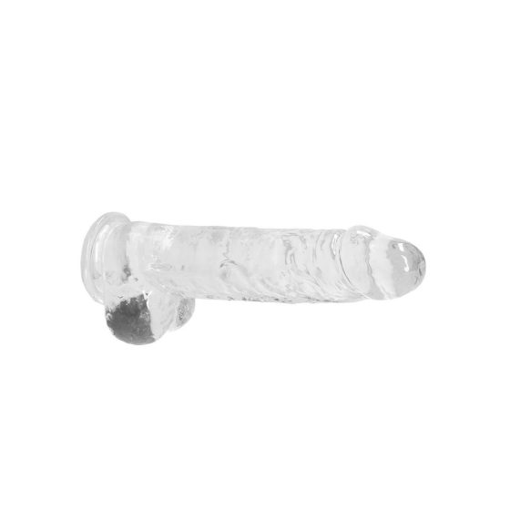 REALROCK - translucent lifelike dildo - clear (22cm)