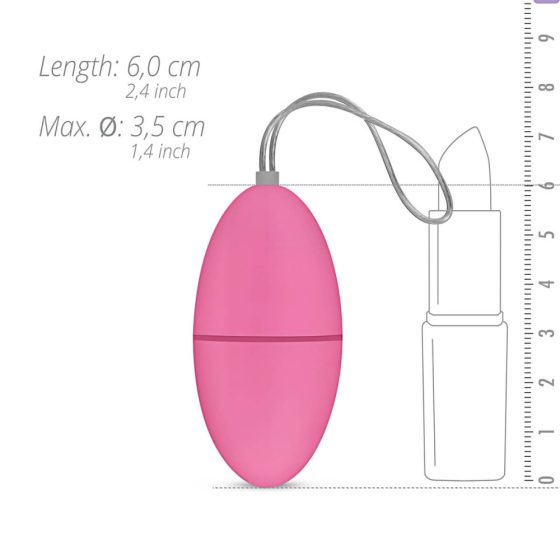 Easytoys - 7 rhythm radio vibrating egg (pink)