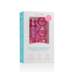 Easytoys Pocket Rocket - vibrator set - pink (5 pieces)
