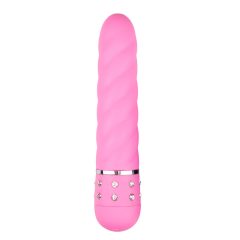 Easytoys Diamond - Twisted Rod Vibrator (pink)