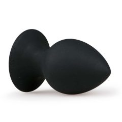   EasyToys Round Butt Plug XL - Anal Dildo (black) - extra large