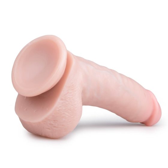 Easytoys - clamp-on, testicle dildo (20cm) - natural