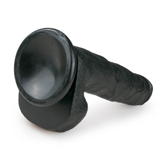 Easytoys - clamp-on, testicular dildo (22,5cm) - black