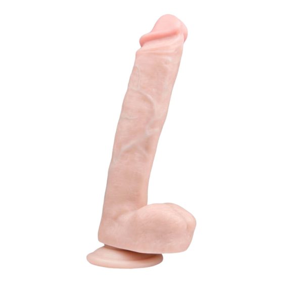 Easytoys - large dildo with testicles (26,5cm) - natural