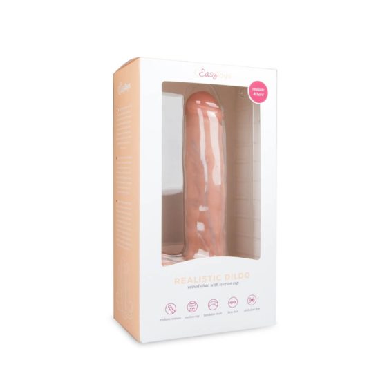 Easytoys - large dildo with testicles (29,5cm) - natural