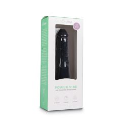   Easytoys Power Vibe - regular silicone penis vibrator (black)
