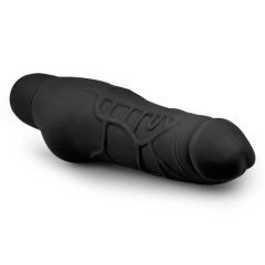   Easytoys Power Vibe - regular silicone penis vibrator (black)