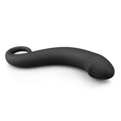 EasyToys Curved Dong - silicone anal dildo (black)