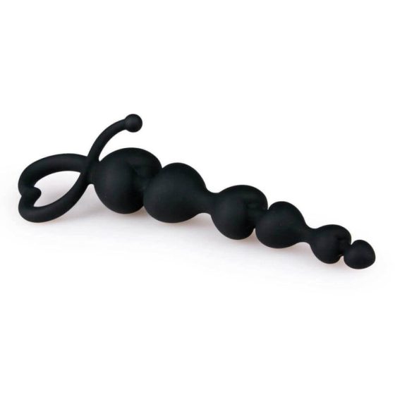 EasyToys - beaded anal dildo (black)