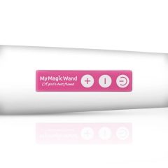 MyMagicWand - powerful massaging vibrator (white-pink)