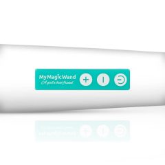 MyMagicWand - powerful massaging vibrator (white-turquoise)