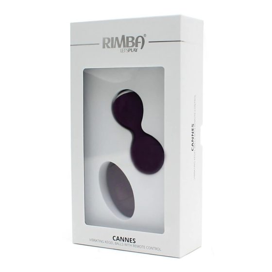 Rimba Cannes - Rechargeable radio vibrating egg (purple)