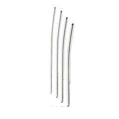   SINNER 175 - curved steel urethra dilator dildo set (4 pieces) - beginner