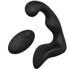   Cheeky Love Booty - Rechargeable Radio Prostate Vibrator (Black)