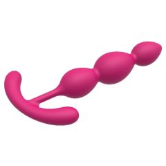 Cheeky Love - pearl anal dildo (pink)