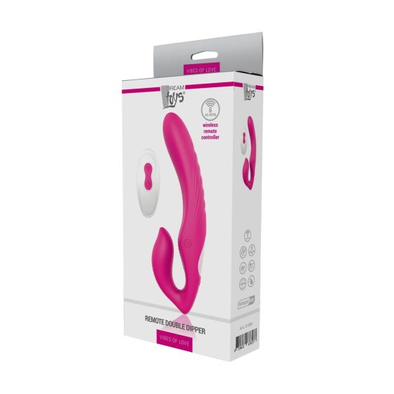 Vibes of Love Dipper - Rechargeable radio controlled vibrator with wand (pink)