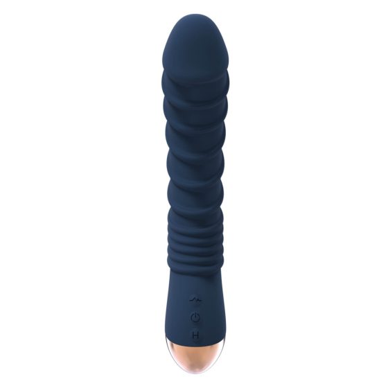 Goddess Aeolus - Rechargeable, waterproof, heated G-spot vibrator (blue)