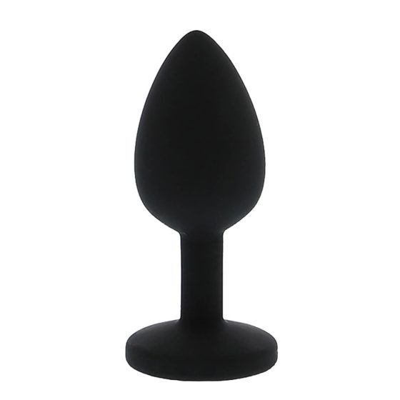 All time Favorites - purple stoned silicone anal dildo (black)