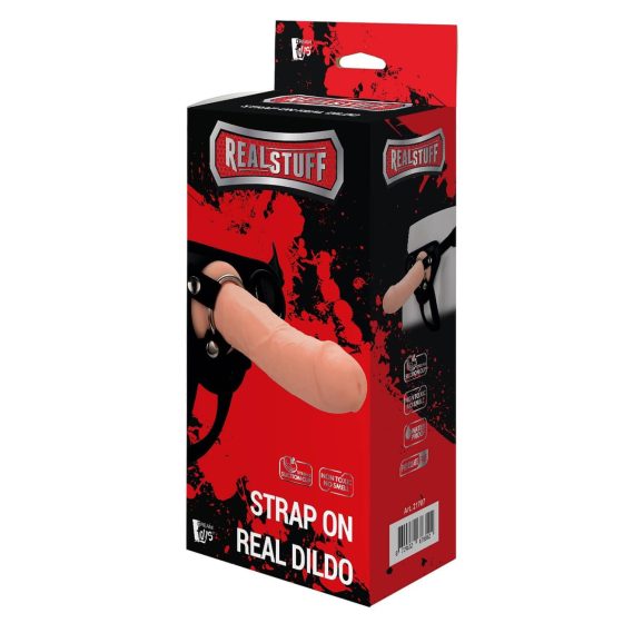RealStuff Strap-On - lifelike strap-on dildo (natural)