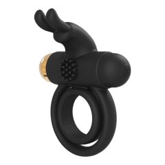   Elite Joel - battery operated vibrating testicle and penis ring (black)