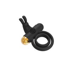  Elite Joel - battery operated vibrating testicle and penis ring (black)