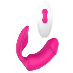   Vibes of Love Duo - rechargeable 2in1 clitoral vibrator with radio (pink)