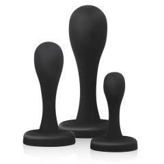 BUTTR Butt Kickers - anal dildo set - black (3 pieces)